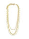 Doca Necklace Double Gold Plated