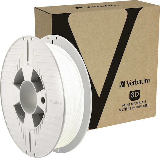 Verbatim Durabio Durabio 3D Drucker Filament 1.75mm Weiß 0,5kg 1 Stück (Spule)