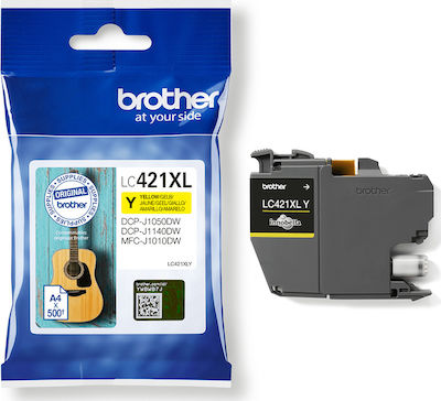 Brother LC421XL Μελάνι Εκτυπωτή InkJet Κίτρινο (LC-421XLY)