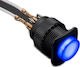 Adafruit Illuminated Pushbutton 16mm Μπλε