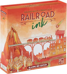 Railroad Ink: Blazing Red Edition 8+ Години Horrible Games Railroad Ink: Blazing Red Edition 8+ Години Horrible Games