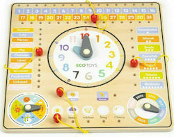 Ecotoys Πίνακας Ρολόι με Δραστηριότητες for 3+ years Years Old Ecotoys Πίνακας Ρολόι με Δραστηριότητες for 3+ years Years Old