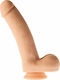 Dream Toys Mr Dixx Magic Milo Ρεαλιστικό Dildo με Όρχεις και Βεντούζα Flesh 21cm