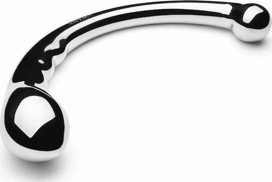 Le Wand Stainless Steel Hoop Curved Dildo Dildo Silber 26.1cm
