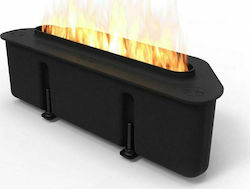 Ecosmart Fire VB2 Επιτοίχιο Εσωτερικού Χώρου Μαύρο 33x11x11.3cm