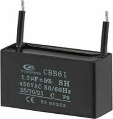 Vakoss CBB61 Polypropylene Capacitor 1.5uF 450V 03.006.0071