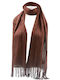 Doca Women's Knitted Scarf Brown 57023