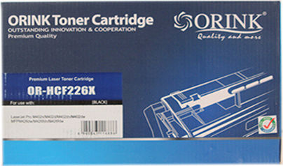 Orink Kompatibel Toner für Laserdrucker HP 26X CF226X Schwarz