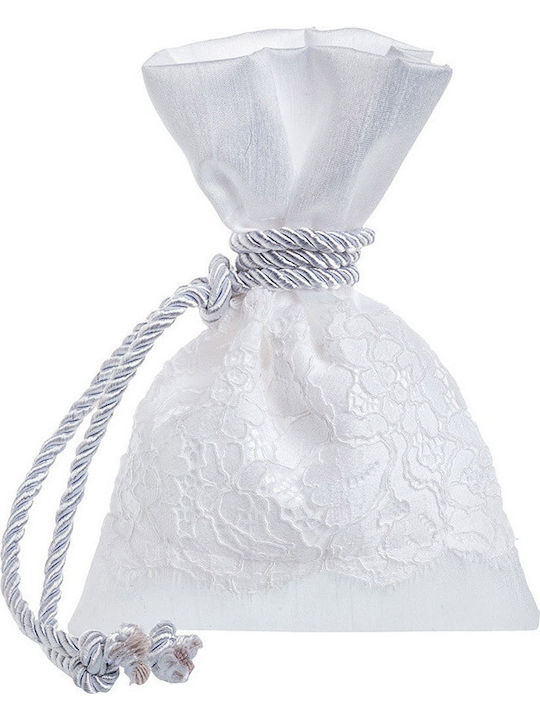 Παρίσης Wedding Favor Pouch with Lace 40pcs