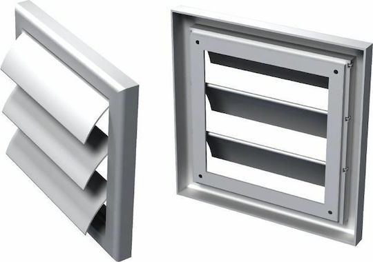 Vents Vent Louver 18.7x18.7cm Square with Screen
