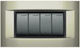 Geyer Aqua Metal Schalterrahmen Horizontale Mon...