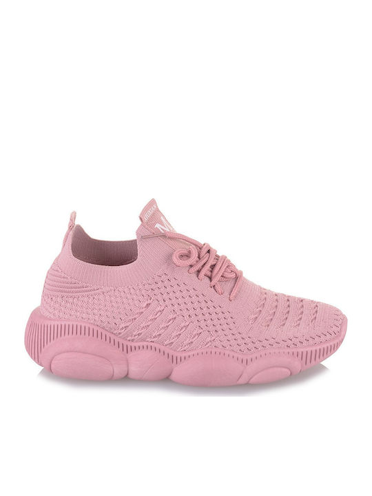 Famous Shoes Damen Chunky Sneakers Rosa