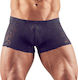 Svenjoyment Underwear Spitzen Halbtransparentes Boxershorts Herren Sexy Boxer Black 21307261701