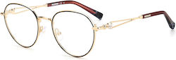 Missoni Metal Eyeglass Frame Black MIS 0077 2M2