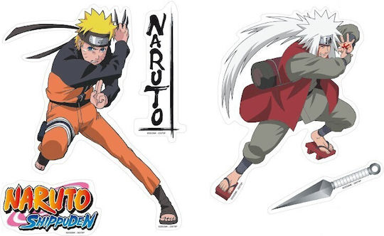 Abysse Kids Vinyl Wall Sticker Naruto & Jiraiya 11x16cm