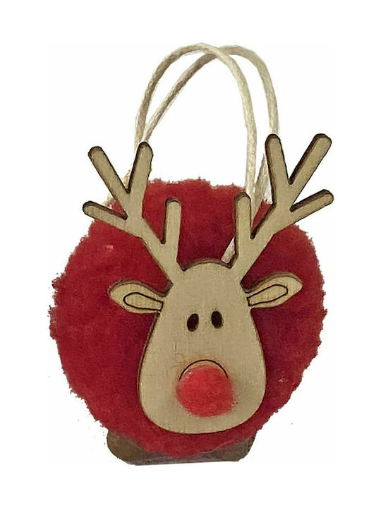 Ornament suspendat Ren Din material textil Roșu...