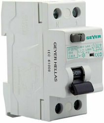 Geyer Phase 2-Pole Earth Leakage Relay 25A EF225FG