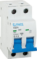 Elmark C100M 2-Poles Automatic Circuit Breaker 80A 41281