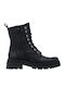 Leather Women's Ankle Boots Black