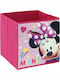 Arditex Παιδικό Καλάθι Αποθήκευσης από Ύφασμα Minnie Mouse Ροζ