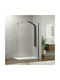 Karag Walkin 1 WAL1N70 Shower Screen for Shower 70x200cm Clear Glass Nero