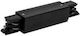 Geyer Track Connector for Spotlights made of Aluminum Black LTC-B