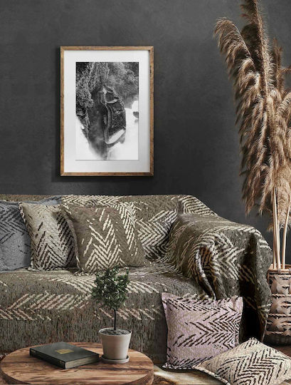 Madi Tiger Sesselüberwurf 170x180cm Braune TIGER BRAUN-1TH