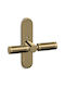 Convex 135W Încuietoare Mânere de ferestre cu Placă bacteriană Oro Matt / Oro 135WS26S16
