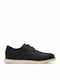 Laced Up  Men's Leather Casual Shoes Black