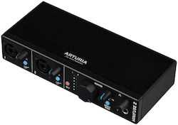 Arturia Minifuse 2 USB to PC External Audio Interface Black