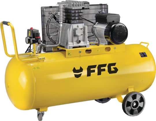 FFG Ffgroup Acb 150/4mc Pro Еднофазен Въздушен компресор 97дБ с Мощност 4к.с и Резервоар 150лт 46590