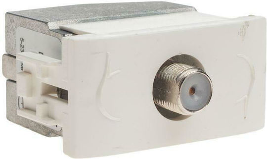 Geyer Satellitenbuchse in Weiß Farbe 7658.FS