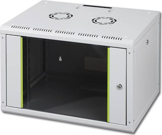 Digitus Επιτοίχια Καμπίνα Rack 7U 60x60x42cm Γκρι DN-19 07U-6/6