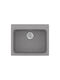 Sanitec Classic Drop-In Spüle aus Verbundgranulat B60xT50cm Granite Grey