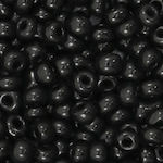 Craft Beads Black 120pcs Seed Beads 6/0 4mm 10gr