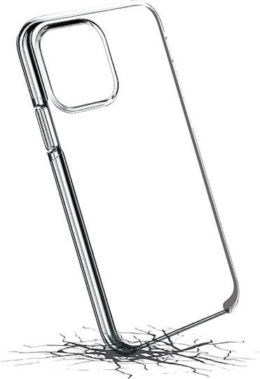 Puro Impact Задна корица Пластмаса / Силикон Прозрачен (iPhone 13 Pro)