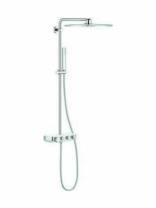 Grohe Euphoria Shower Column with Mixer 110.4cm Silver