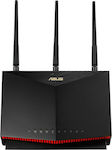 Asus 4G-AC86U Ασύρματο 4G Mobile Router Wi‑Fi 5 με 4 Θύρες Gigabit Ethernet