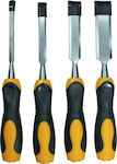 Epica Star Skewed Chisel with Plastic Handle 4pcs