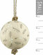 Berry Hängendes Kugel Ornament Ornament Hölzern Beige 5cm
