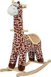 Manon Des Pres Rocking Toy Giraffe for 18++ months with Max Load Capacity 30kg Brown