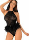 Obsessive Frilles Costume Sexy Costum Black