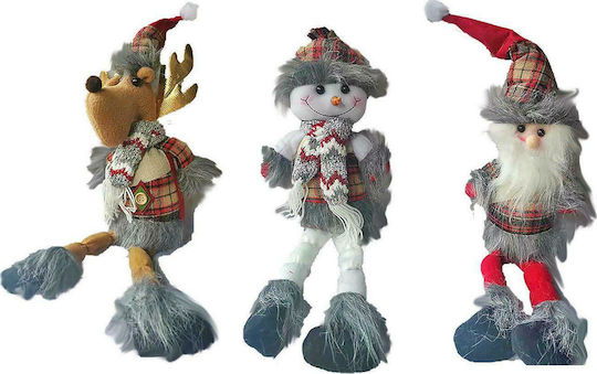 XMASfest Χριστουγεννιάτικη Υφασμάτινη Φιγούρα Ύψους 60εκ. (Διάφορα Σχέδια/Χρώματα)