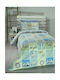Sunshine Feelings 06 Kids Duvet Cover Single Cotton Green 170x250cm