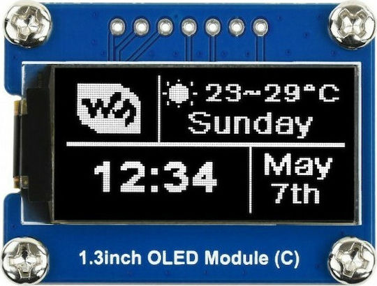 Waveshare Οθόνη OLED 1.3"