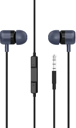 Yookie YTL-03 In-ear Handsfree Ακουστικά με Βύσμα 3.5mm Μαύρο
