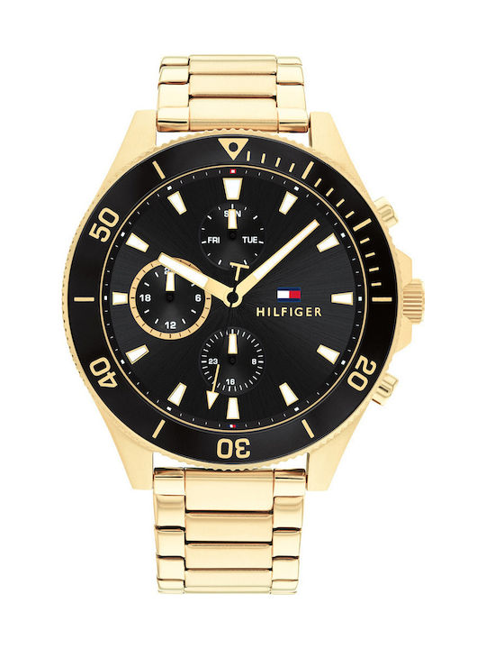 Tommy Hilfiger Larson Ανδρικό Ρολόι 46mm Χρονογ...