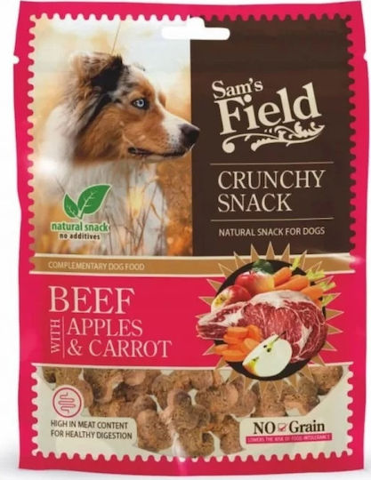 Sam's Field Crunchy Beef with Apple & Carrot Λιχουδιά Σκύλου με Καρότο 200gr