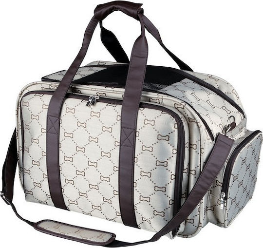 Trixie Maxima Dog/Cat Carrying Beige Shoulder Bag for 8kg Pets L33xW54xH32cm