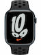 Apple Watch Series 7 Nike Aluminium 45mm Waterproof with Heart Rate Monitor (Midnight)